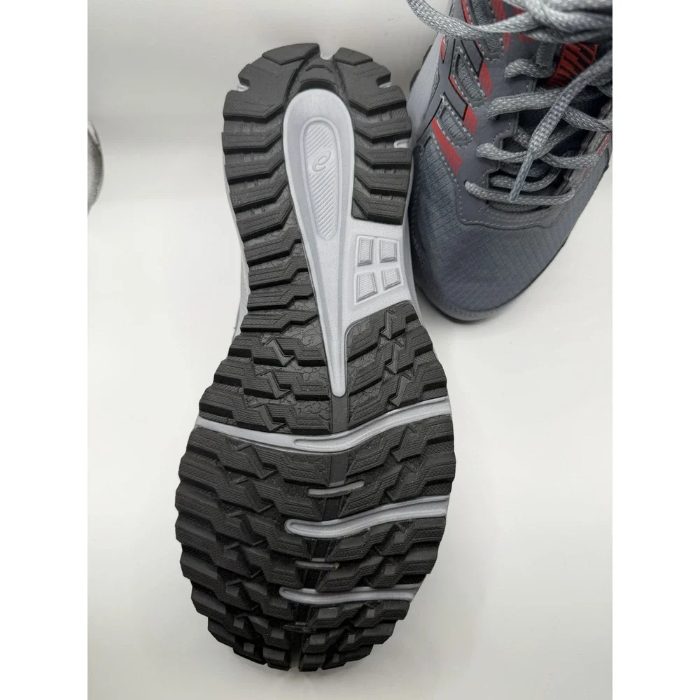 Asics Trail Scout 2 Men's Grey/Red Running Shoes Various Sizes NWOB